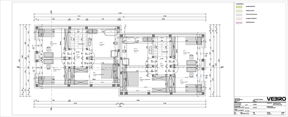 Dvojček Trnava, mansarda, Polzela, 123 Invest