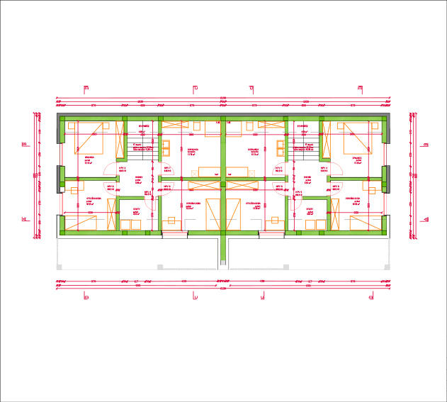 Tloris mansarde, dvojček, Polzela, naselje Arclin, 123 invest Tloris mansarde, dvojček, Polzela, naselje Arclin, 123 invest